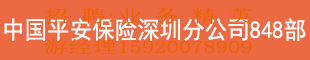 中國平安保險深圳分公司848部